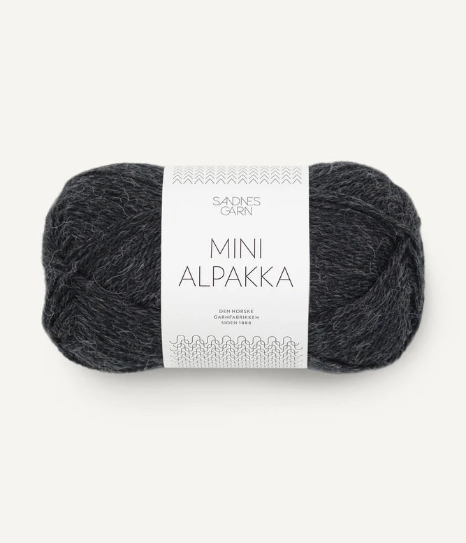Mini Alpakka 1088 Koksgråmelert