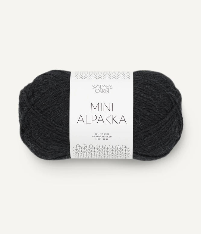Mini alpakka 1099 svart