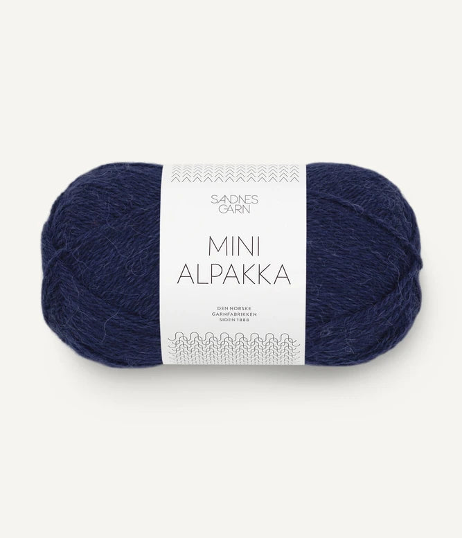 Mini alpakka 5575 Marineblå