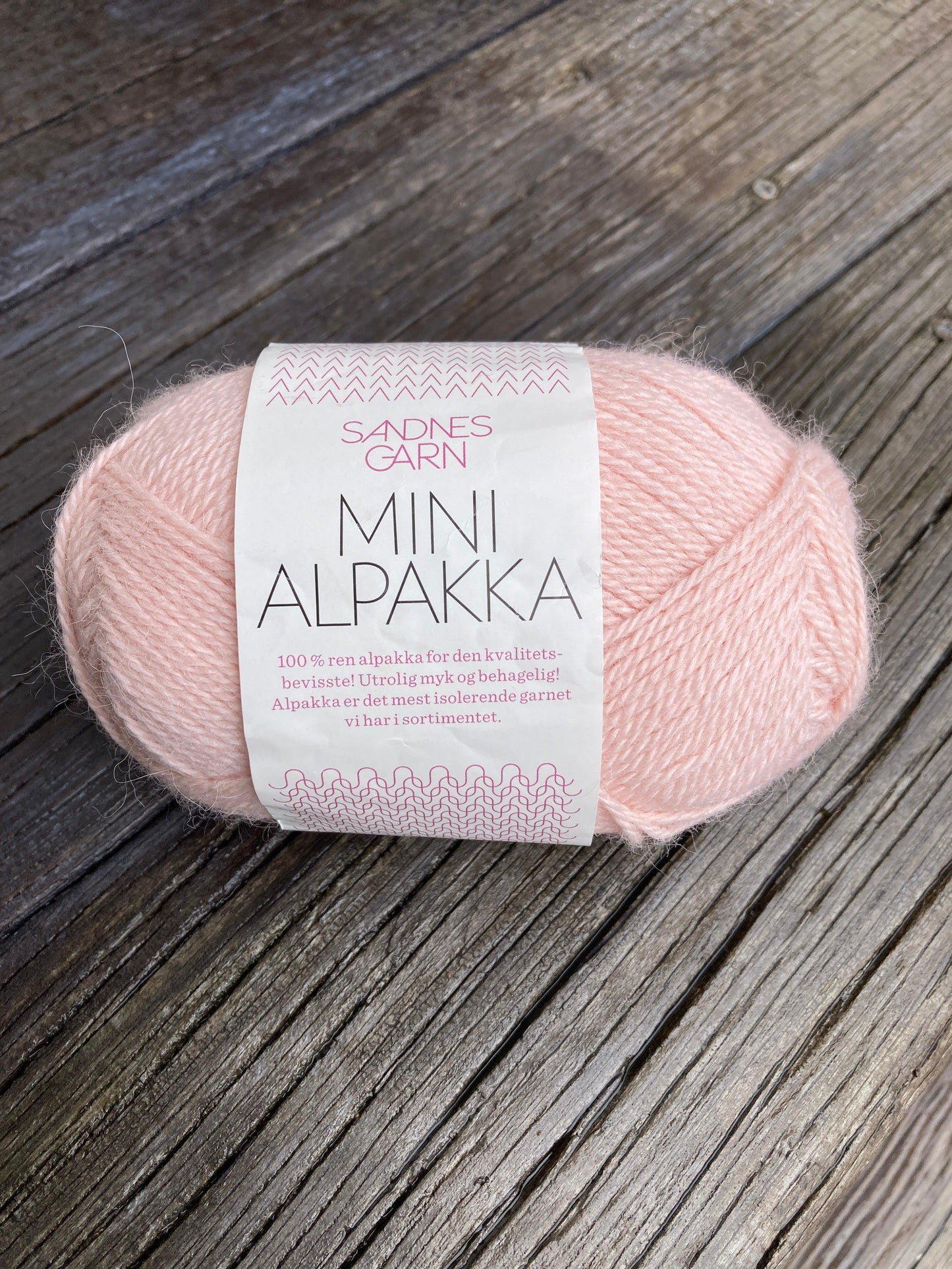 Sandnesgarn Mini Alpakka 4313 pudder - Strikkedrøm