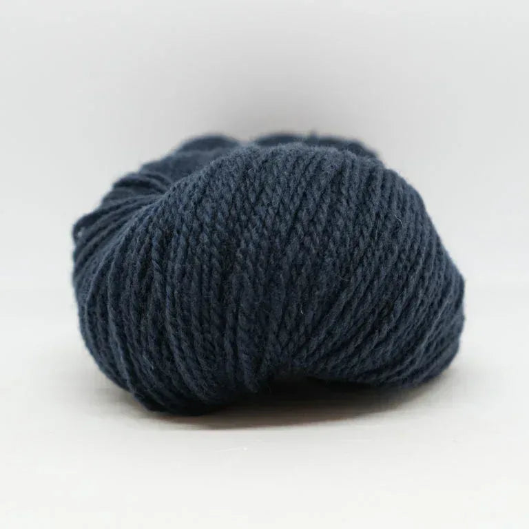 Sol lammeull mørk gråblå 433 - Strikkedrøm