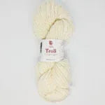 Troll 754 halvbleket hvit - Strikkedrøm