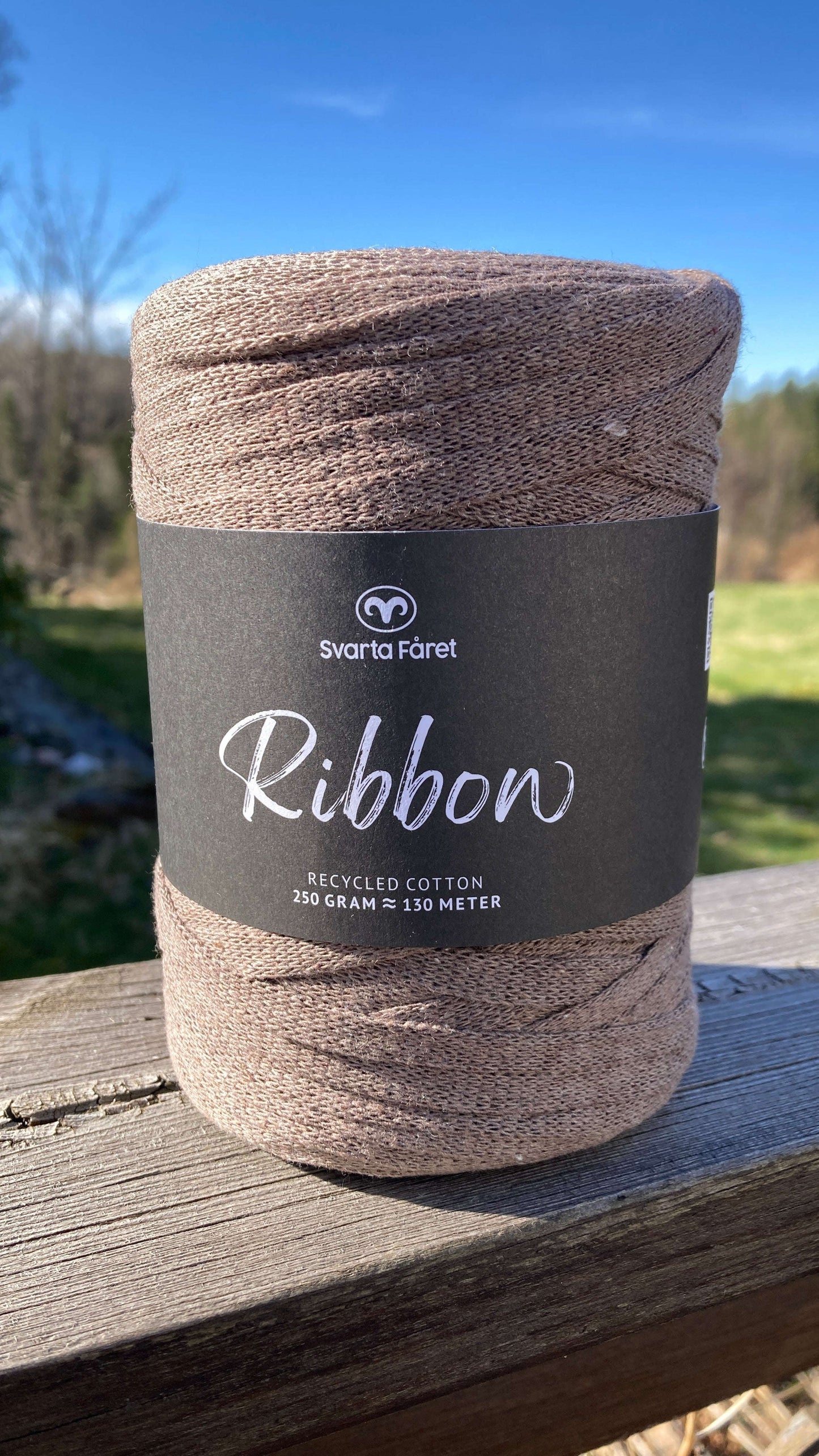 RIBBON Taupe Brown Strikkedrøm