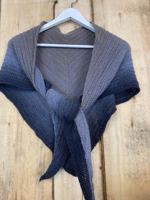 Rillespill sjal - Strikkedrøm