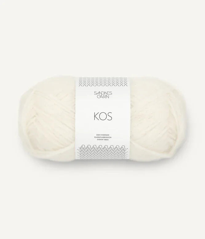 Kos 1012 hvit - Strikkedrøm