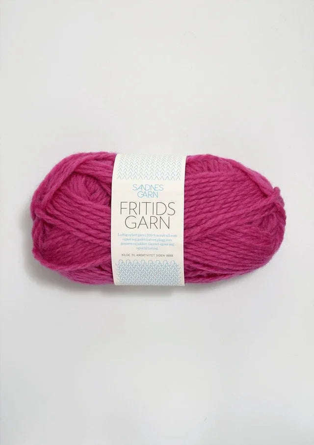 Fritidsgarn 4627 Cerise - Strikkedrøm