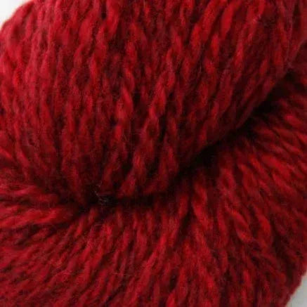 2104 Blåne pelsull burgunder - Strikkedrøm