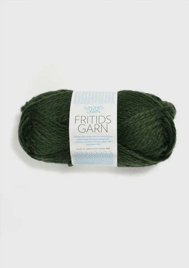 Fritidsgarn 8571 Mørk grønn - Strikkedrøm
