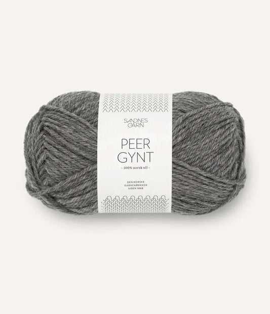 1053 Peer Gynt grå - Strikkedrøm