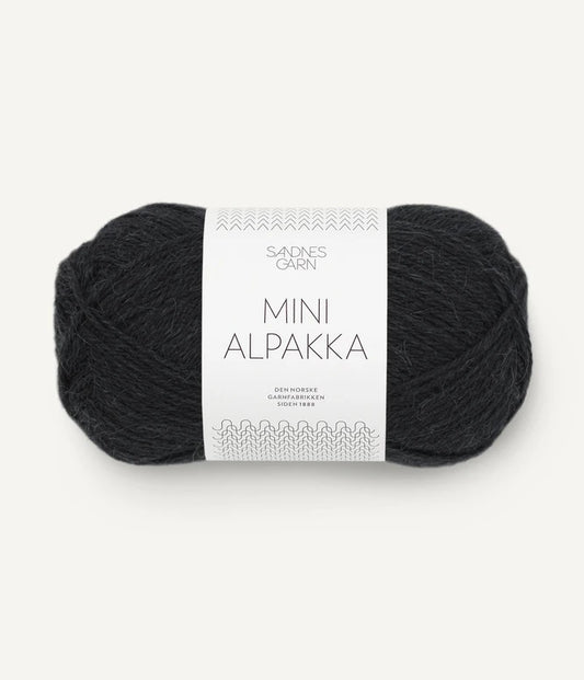 Mini alpakka 1099 svart