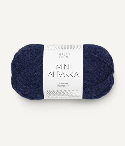 Mini alpakka 5575 Marineblå