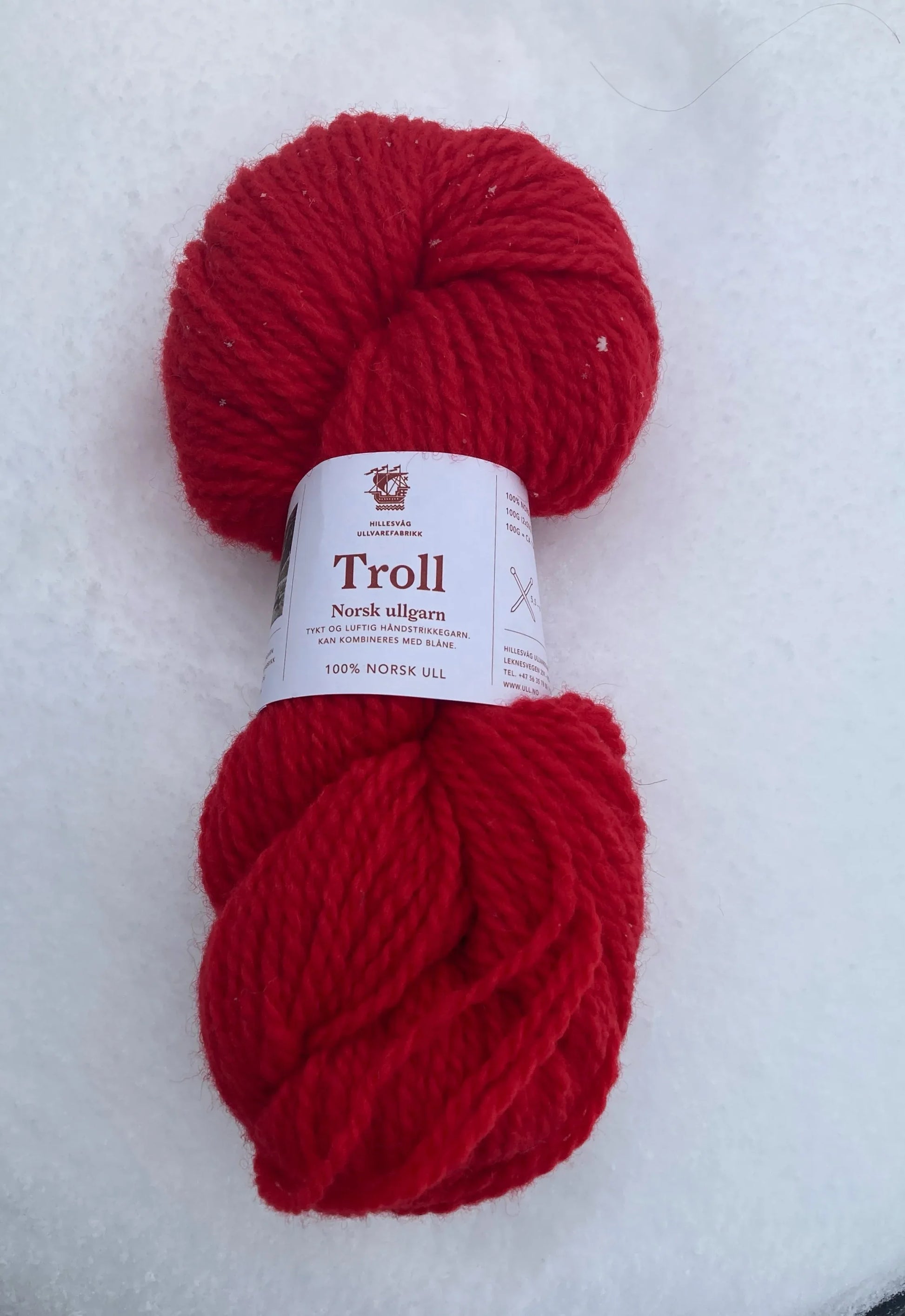 Troll 719 rød - Strikkedrøm