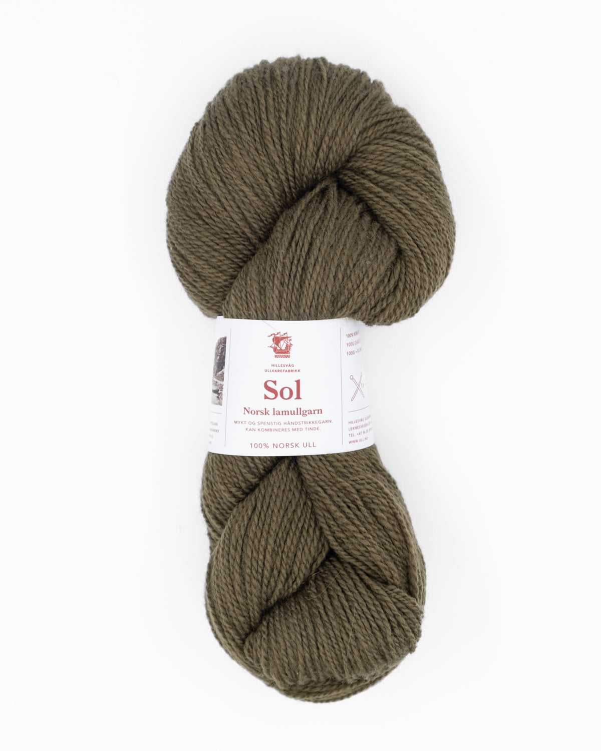 Sol lammeull 58456 støvet oliven
