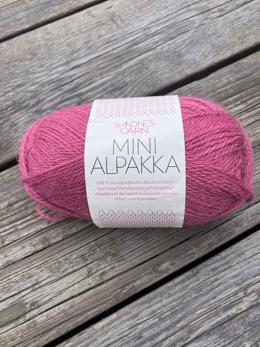 Sandnesgarn Mini Alpakka 4644 Cerise rosa