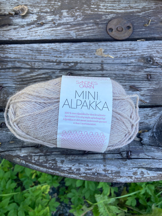 Mini alpakka 2650 lys beige