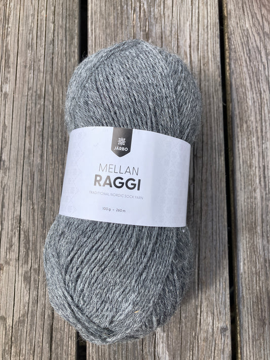 Mellanraggi 28212 mørk grå