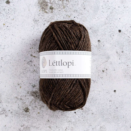 Lettlopi 10867 sjokoladebrun - Strikkedrøm