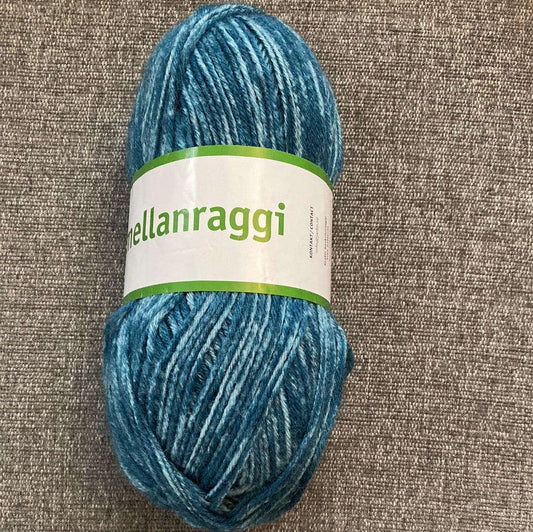 Mellanraggi 28219 aqua denim - Strikkedrøm
