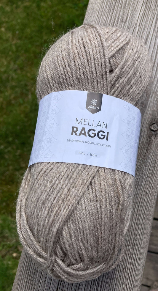 Mellanraggi 28391 beige - Strikkedrøm