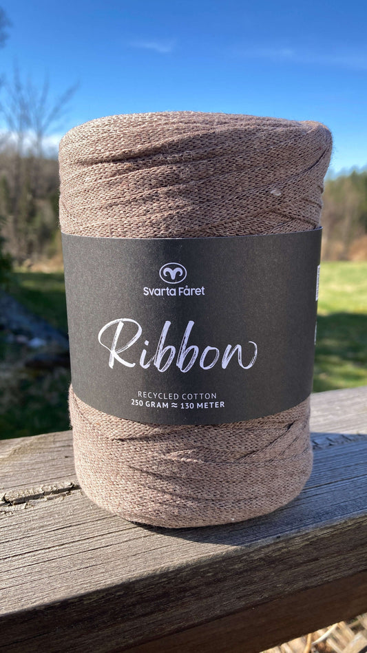 RIBBON Taupe Brown Strikkedrøm