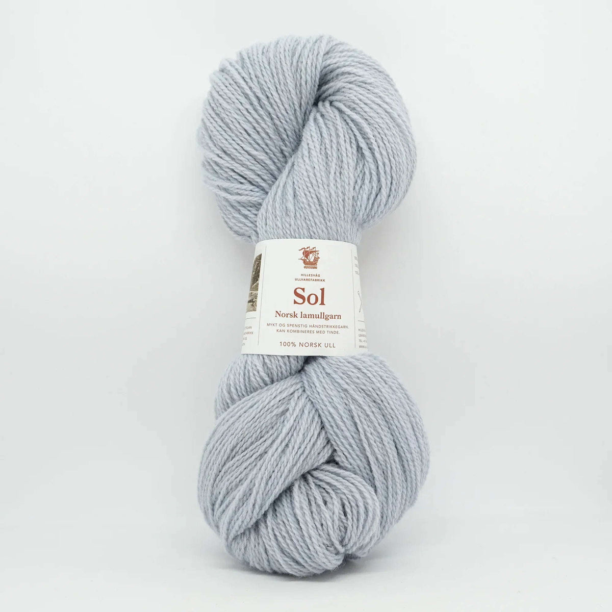 Sol lammeull 58409 lys blågrå - Strikkedrøm