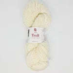 Troll 754 halvbleket hvit - Strikkedrøm