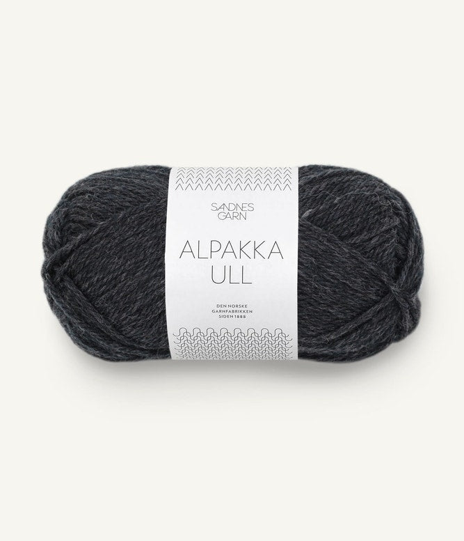 Alpakka ull 1088 Koksmelert