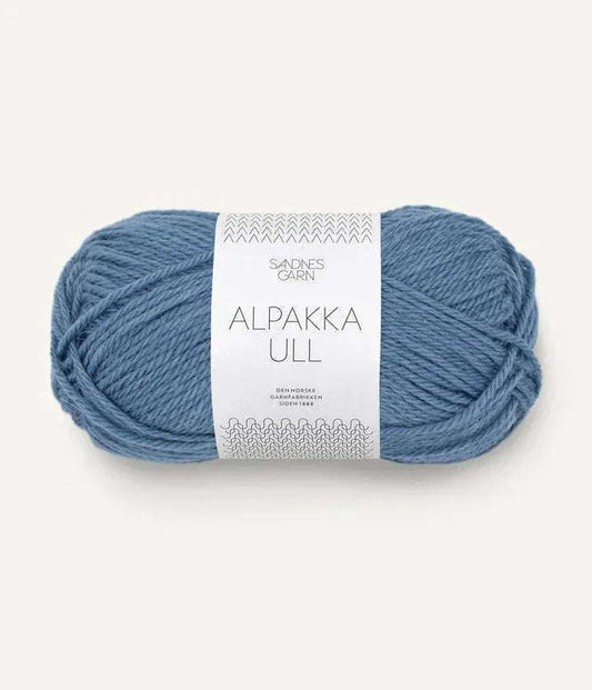 Alpakka ull 6052 Jeansblå - Strikkedrøm