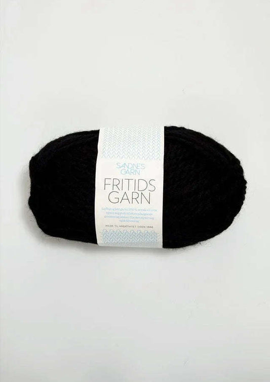Fritidsgarn 1099 svart - Strikkedrøm