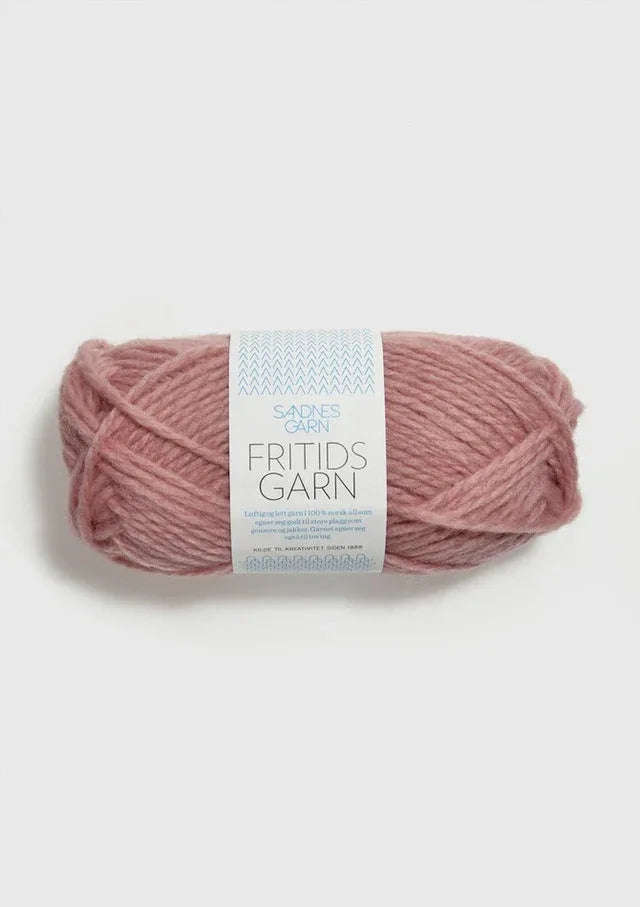 Fritidsgarn 4023 Gammelrosa - Strikkedrøm