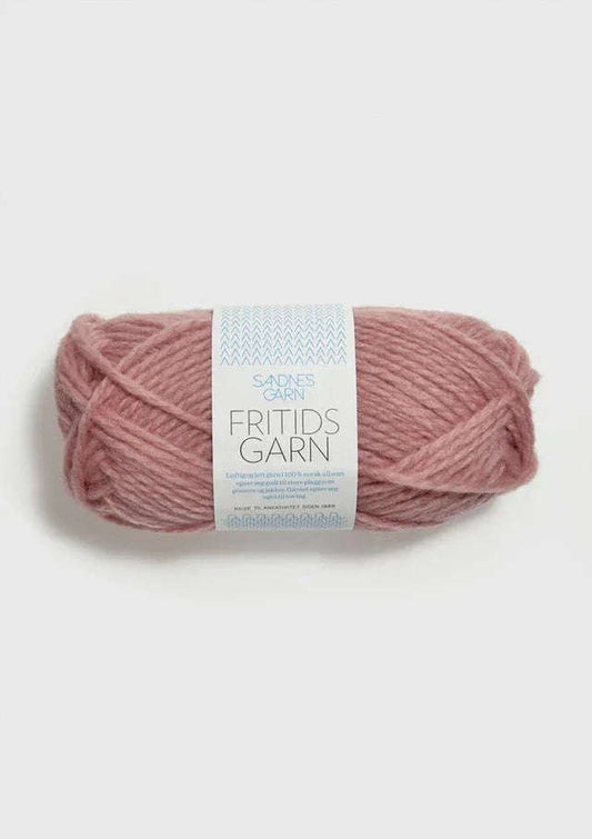 Fritidsgarn 4023 Gammelrosa - Strikkedrøm