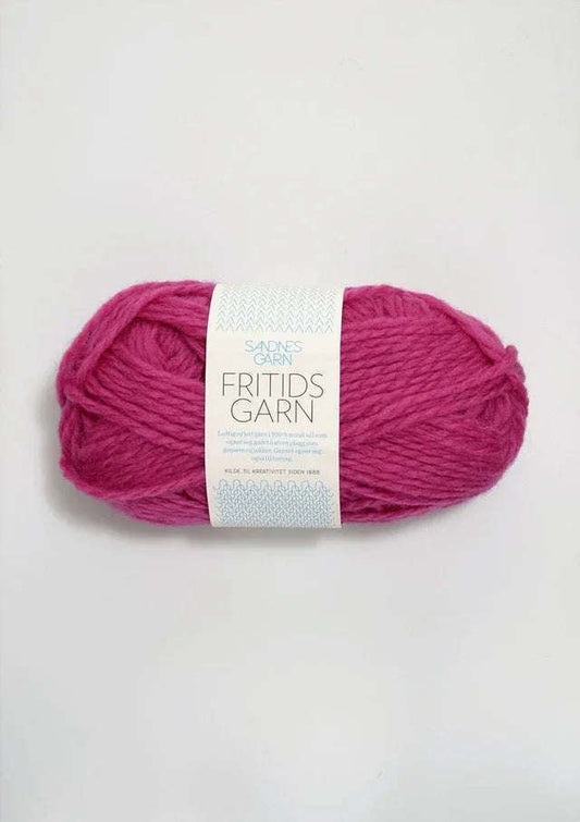 Fritidsgarn 4627 Cerise - Strikkedrøm