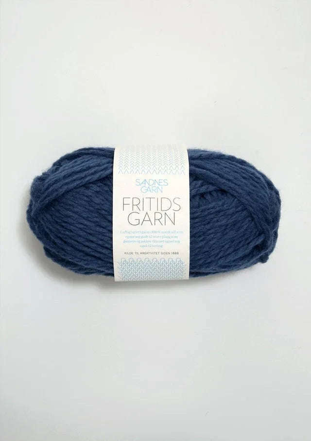 Fritidsgarn 6364 Mørk blå - Strikkedrøm