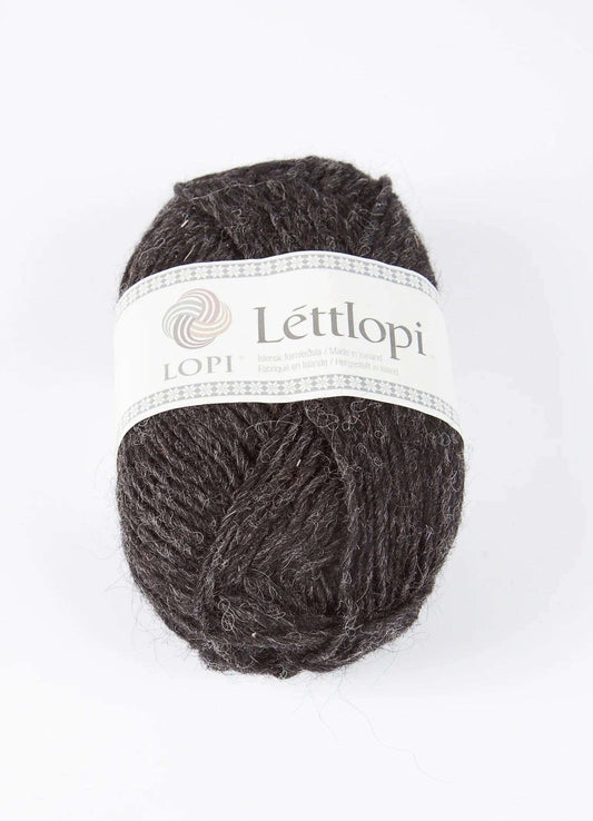 Lettlopi 0005 Gråsvart - Strikkedrøm
