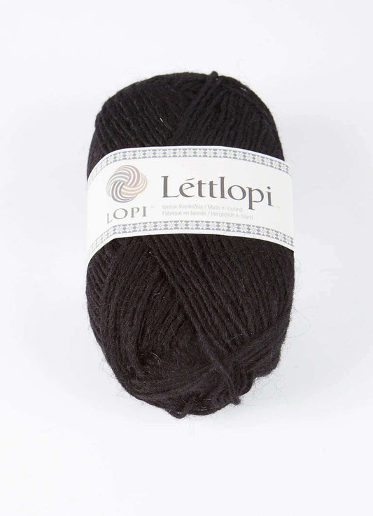 Lettlopi 0059 Svart - Strikkedrøm