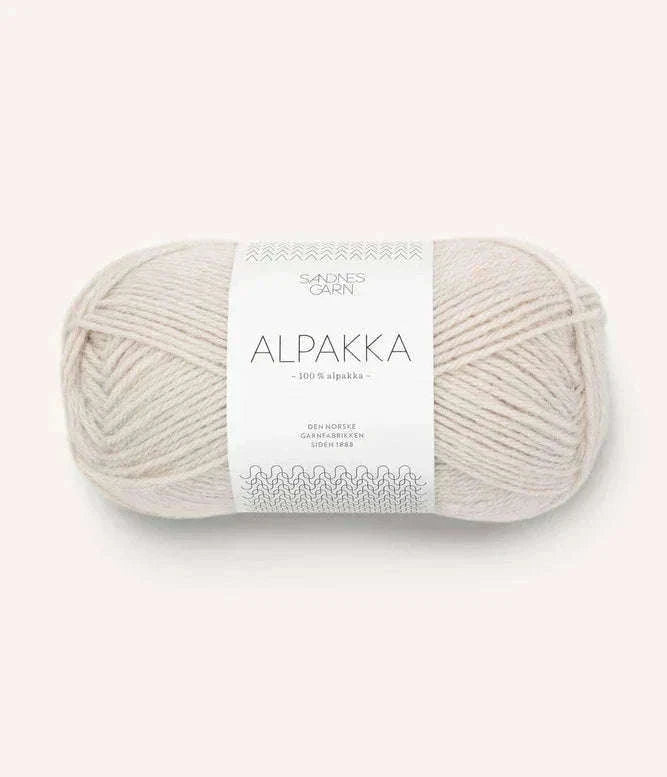 Sandnesgarn Alpakka 1015 Kitt - Strikkedrøm